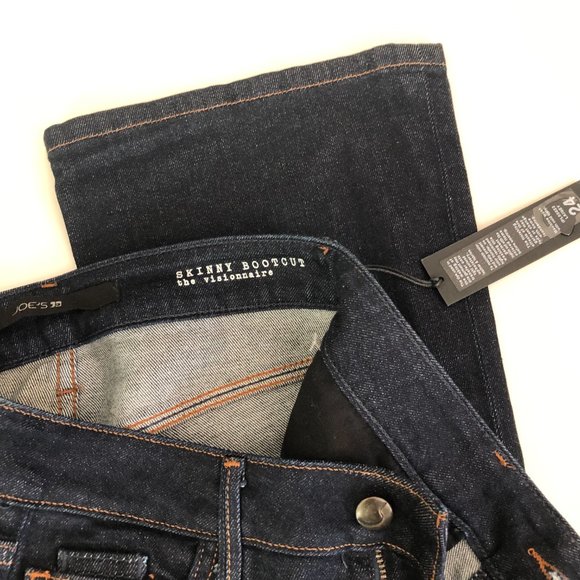 Joe’s Jeans The Visionnaire Skinny Bootcut Size 24 Lainey Dark Wash Stretch NWT! - Picture 5 of 8